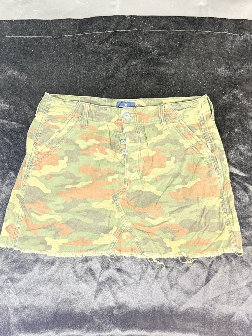 American Eagle Outfitters Camo Mini Skirt - Olive, Tan, Brown
